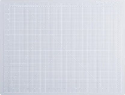 Dahle Vantage 10680 See-Through Premium Self-Healing Cutting Mat, 9"x12", 1/2" Grid, 5 Layers for Max Healing, Perfect for Crafts & Sewing, Clear