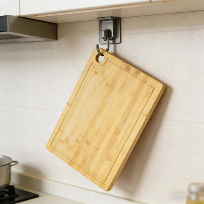 Utoplike Extra Large XXXL Bamboo Cutting Board 24 x16 Inch, Largest Wooden Butcher Block for Turkey, Meat, Vegetables, BBQ, Over the Sink Chopping Board with Handle and Juice Groove, Thickness 1.25"