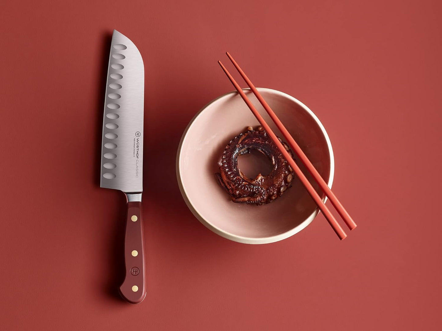WÜSTHOF Classic Velvet Oyster 7" Santoku Knife