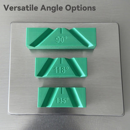 Drill Bit Sharpening Guide Jig - Manual Grinder for Bench Grinders, 90° 118° and 135° Angle Sharpener, No Power Needed, Easy to Use