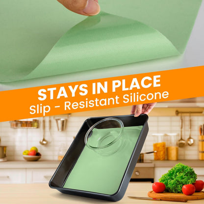 Silicone Baking Mat Roll -Cut to Size Silicone Mat - Non-Stick Pastry Mat for Dough Rolling, Non-slip Silicone Mat for Kitchen Counter, Reusable Air Fryer Linner, Oven Liner, Freeze Dryer Mat