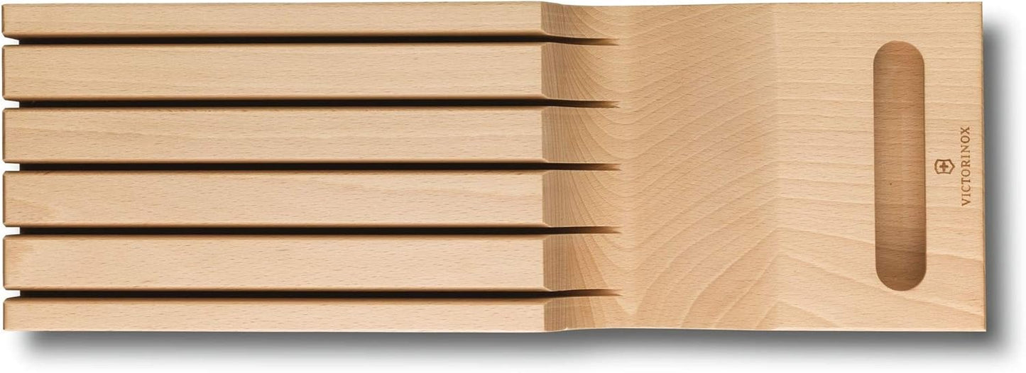 Victorinox Drawer Knife Holder Empty 5 Kitchen Knives Storage Space Saving Beech
