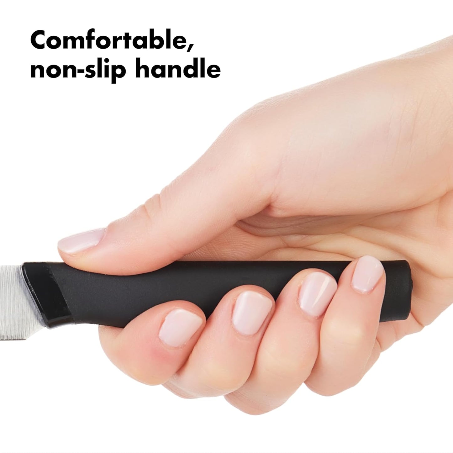 OXO Good Grips 3.5 Inch Paring Knife, Black/Silver, 3-1/2-Inch
