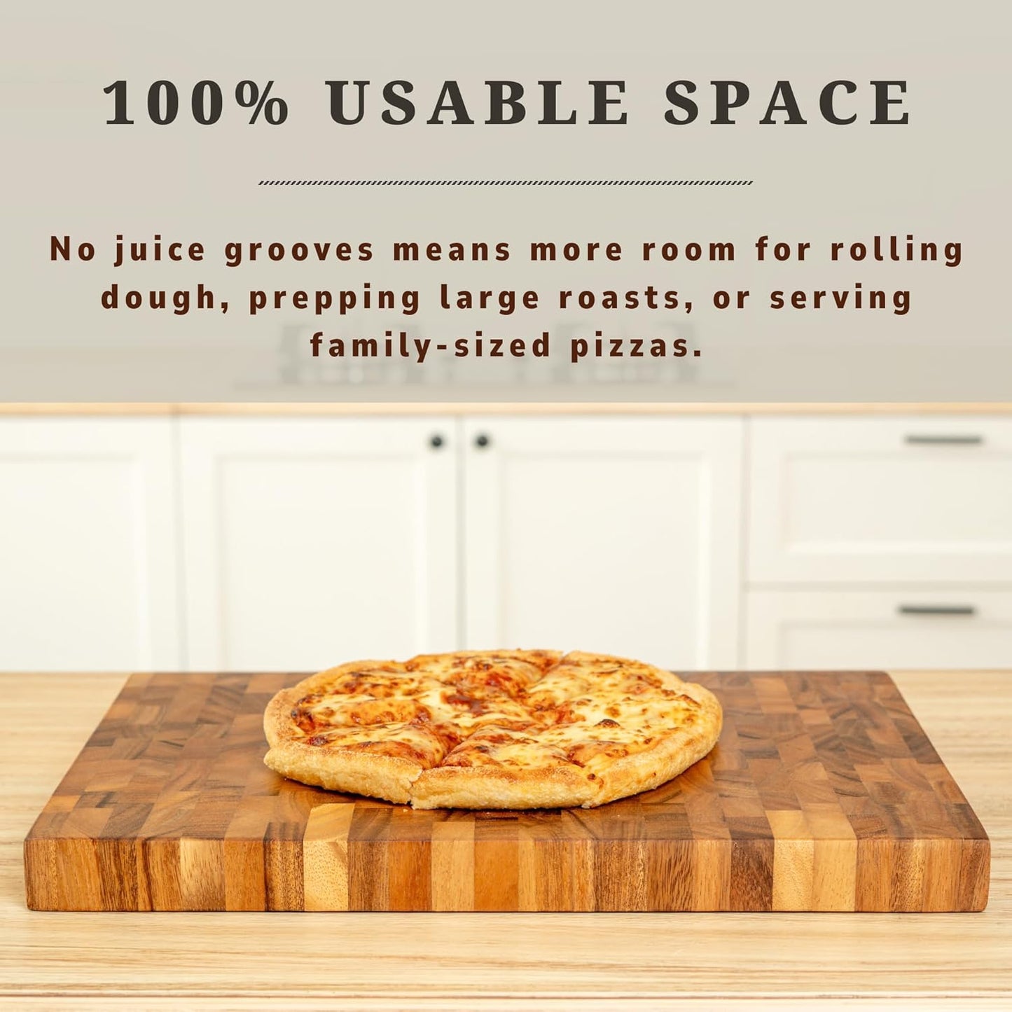 SHUMARU Mahogany End Grain Cutting Board, 17×13×1.6 in – Handmade Butcher Block, Knife-Friendly, Juice Groove, Non-Slip Feet