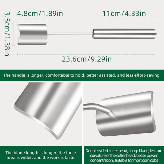 Corn Peeler,Corn Stripper Tool,Corn knife for corn removal,Corn Cutter,Corn Peeling Knife,Corn Scraper,Quick Corn Grain removal, Kitchen Multifunctional Knife（1Pcs）