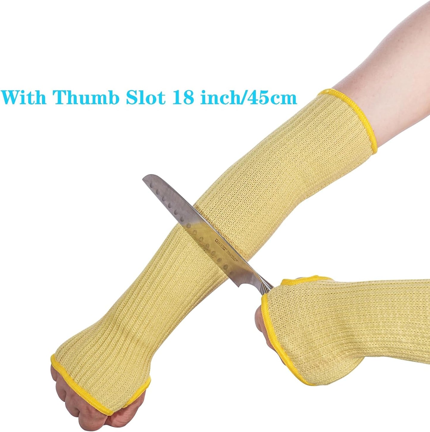 Cut Resistant Arm Sleeves,Heat Resistant,Flame retardant Arm Protectors, for Thin Skin and Bruising