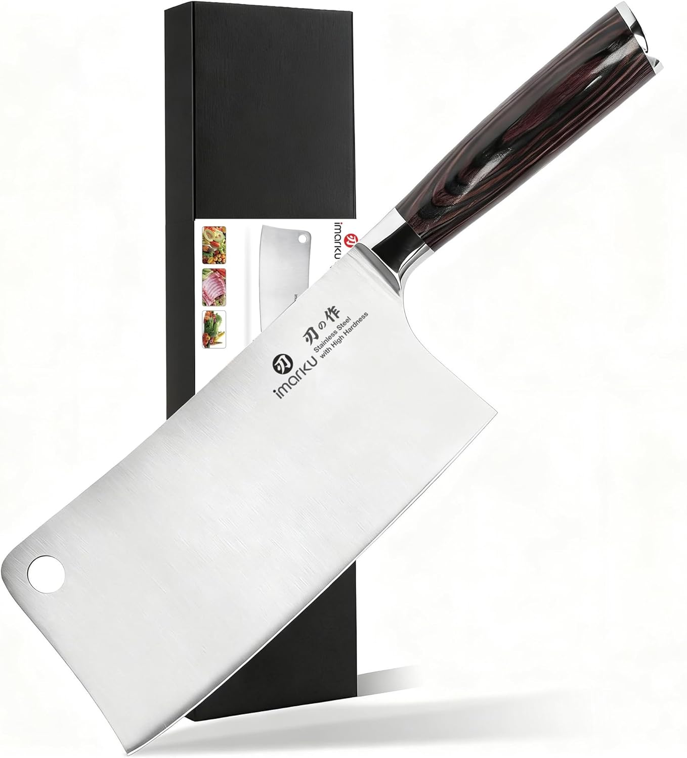 imarku Chef Knife 8 Inch, Professional Kitchen Knife in Japanese HC Steel, Super Sharp Knife With Ergonomic Handle, Cooking Knife With Gift Box, Kitchen Gadgets, Best Gifts for Family and Friends