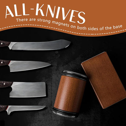 Knife Sharpener Tool Rolling Knife Sharpener Kit, Diamond, Ceramic Disc Sharpeners Are Used, 15°&20° Magnetic Inclination Angles Making Sharpening Easier, Is Your Good Idea For Gifts