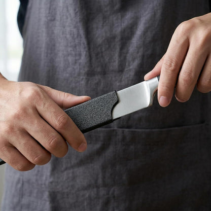 ABS Knife Cover for 5" Santoku Knife – Universal Blade Protector Sleeve, Hard Edge Guard for Kitchen Knives, Home Chef Knive Sheath (Black)