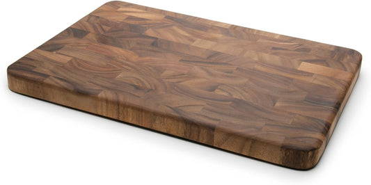 Ironwood Gourmet Large End Grain Cutting Board and Mineral Oil Set, Includes 14" x 20" Chopping Board and 8oz of Butcher Block Oil
