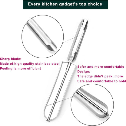 Potato Peelers for Kitchen, 2 Pcs, Just Like Mom's old steel Peeler