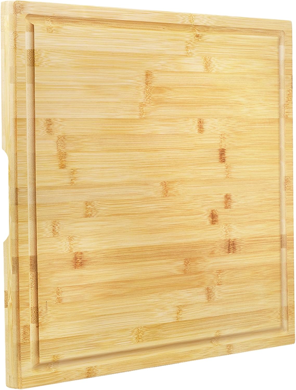 Utoplike Extra Large XXXL Bamboo Cutting Board 24 x16 Inch, Largest Wooden Butcher Block for Turkey, Meat, Vegetables, BBQ, Over the Sink Chopping Board with Handle and Juice Groove, Thickness 1.25"