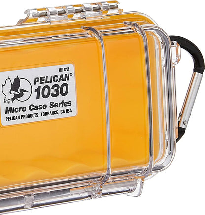 Pelican 1030 Micro Case (Black/Clear)