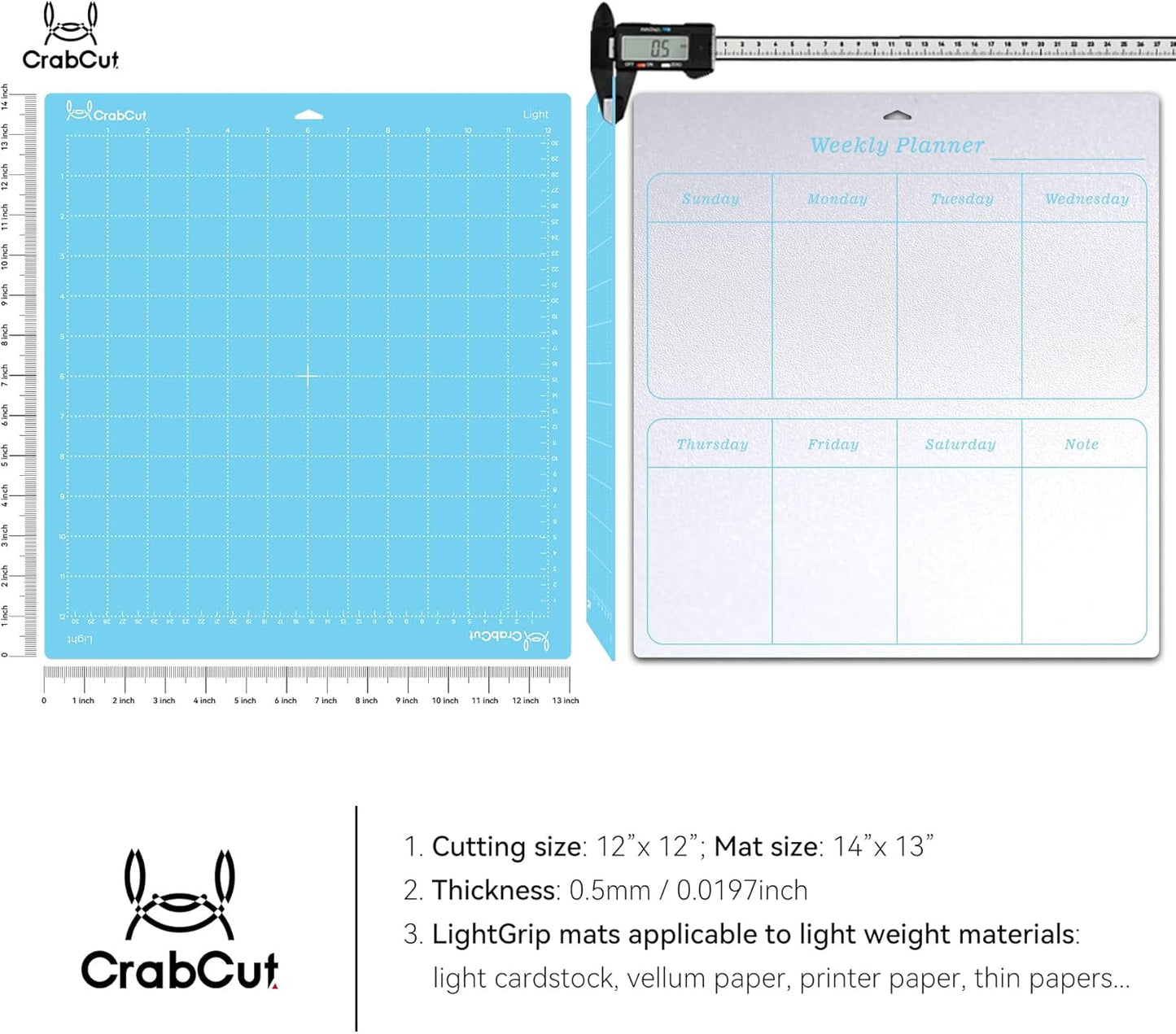 Cutting Mats for Cricut Maker 4/Explore 4/Maker 3/Explore 3/Explore Air 2 12x12 Inch 3Pack Pink FabricGrip Durable Long Lasting Ultra Strong Stickness Replacement Cut Mat for Cricut/Siser Juliet Romeo