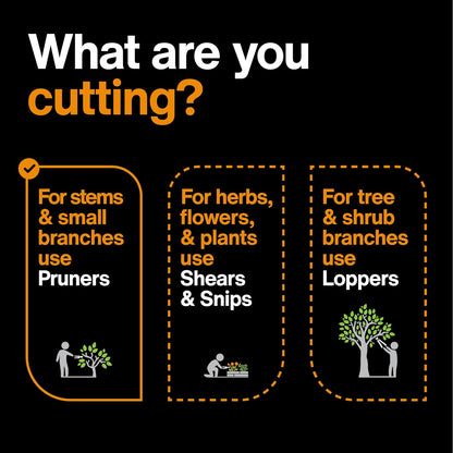Fiskars 2-Piece Pruning & Veggie Shears Set, Explore Collection Garden Tool Kit, Bypass Pruner for Light Trimming, Vegetable Shears with Serrated Stainless Steel Blades for Harvesting Flowers & Herbs