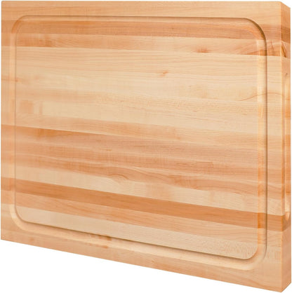 CONSDAN Walnut Cutting Board for Kitchen, USA Grown Hardwood, 20 x 15, with Invisible Inner Handle, Prefinished with Food-Grade Oil, Suitable for Kitchen Edge Grain, 1" Thick