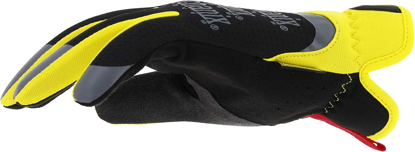 Mechanix Wear: FastFit Work Glove with Elastic Cuff for Secure Fit, Performance Gloves for Multi-purpose Use