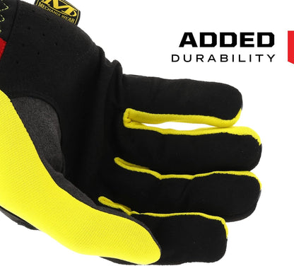 Mechanix Wear: FastFit Work Glove with Elastic Cuff for Secure Fit, Performance Gloves for Multi-purpose Use
