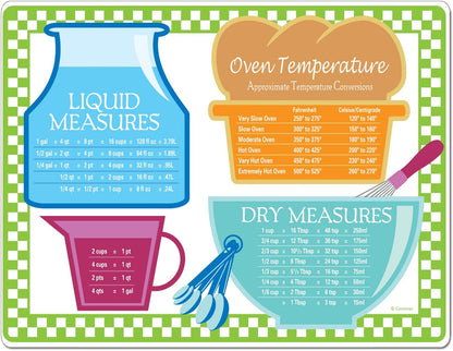 Cut N' Funnel Measure of a Good Cook Flexible Plastic Cutting Board Mat 15" X 11.5" Made in the USA