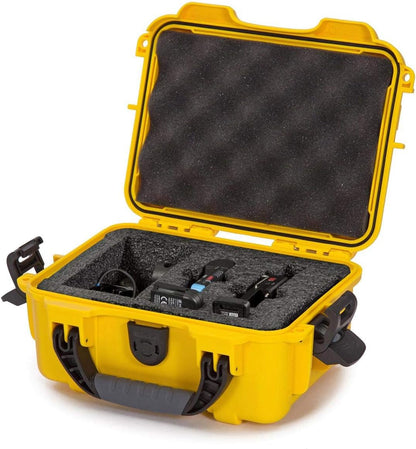 NANUK 904 Hard Case with Foam – IP67 Waterproof Protective Case for Camera, Drone & Gear – Impact-Resistant & Dustproof – Perfect for Travel 10.2" x 7.9" x 4.5" – Yellow
