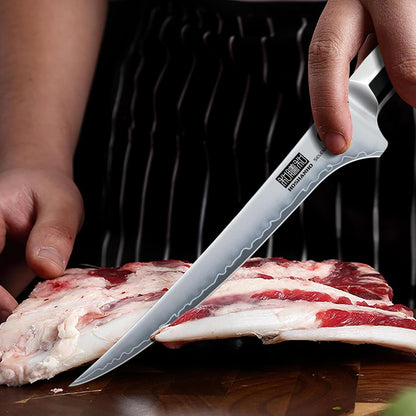 HOSHANHO Chef Knife 8 Inch, Japanese High Carbon Steel Kitchen Knife Ultra Sharp Cooking Knife, Professional Chef's Knife with Ergonomic Red Sandalawood Handle