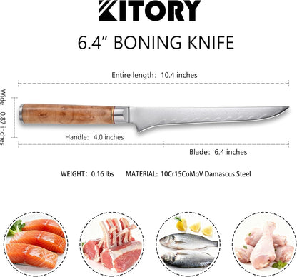 Damascus Paring Knife 3.5”, Peeler for Fruit, 73 Layers Damascus Steel Small fruit Knife with 10Cr15CoMoV Cutting Core, White Shadow Wood Handle, for Home & Restaurant, 2026 Gift