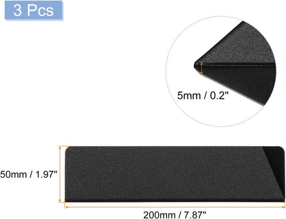 uxcell 3Pcs Knife Edge Guards 5.9"x1" ABS Knife Cover Sleeves Knife Case Blade Protector Universal Knife Sheath for Home Kitchen Knife