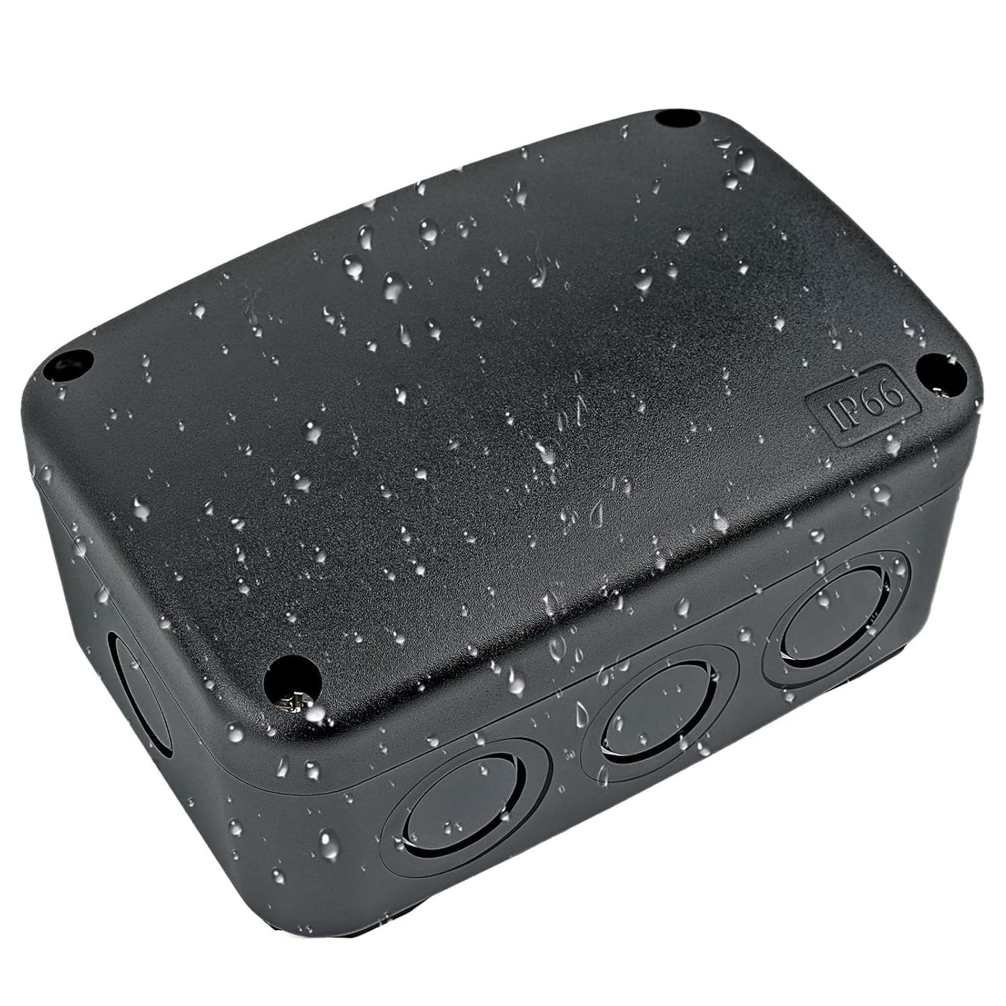 GreenCycle 14.3 x 11.4 x 4.5 Inch Waterproof Hard Case with DIY Customizable Foam Insert Portable Protective Storage Case with Knife for Camera Drones Equipments Tools Test Instruments,Black