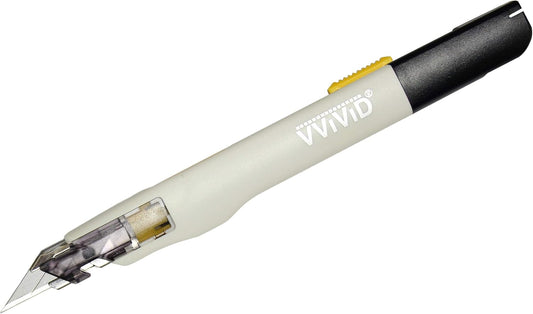 VViViD Premium Retractable Precision Balanced Multi-Use Utility Cutting Knife for Automotive Vinyl Wraps (1 Pack)