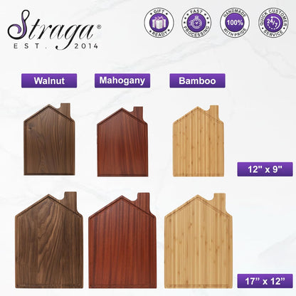 Personalized Home Cutting Board – Custom Engraved Charcuterie Board – Christmas or Housewarming Gift for Couples, Friends, or New Homeowners – Premium Hardwood, Handcrafted in USA 002