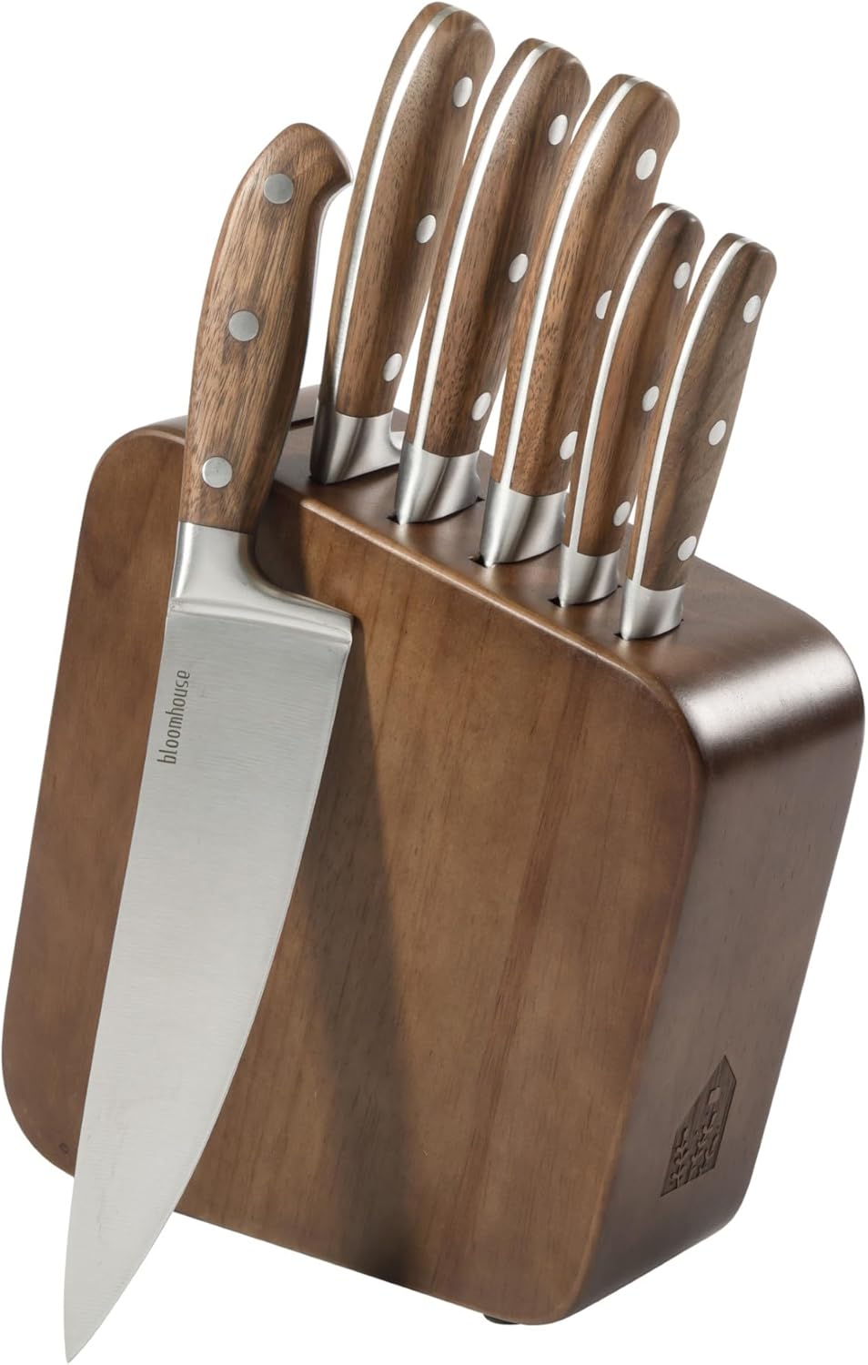 Bloomhouse - Two Time Oprah's Favorite Things Winner - 5" Utility Boning Kitchen Knife German Stainless Steel Blade w/Forged Italian Olive Wood Handle Full Tang for Meat Poultry & Precision Cutting