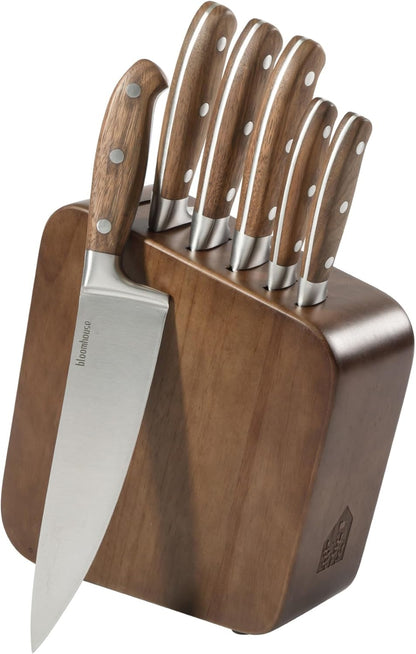 Bloomhouse - Two Time Oprah's Favorite Things Winner - 5" Utility Boning Kitchen Knife German Stainless Steel Blade w/Forged Italian Olive Wood Handle Full Tang for Meat Poultry & Precision Cutting