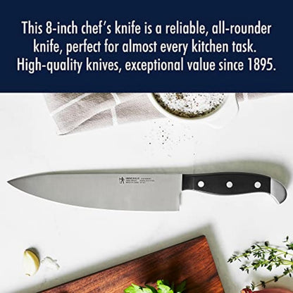 HENCKELS Statement Razor-Sharp 8-inch Slicing Knife, German Engineered Informed by 100+ Years of Mastery, Black/Stainless Steel