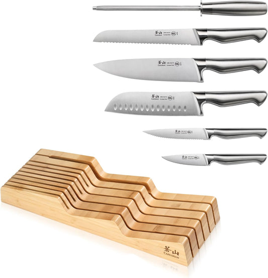 Cangshan Sanford Series 1027167 German Steel 7-Piece Knife In Drawer Set