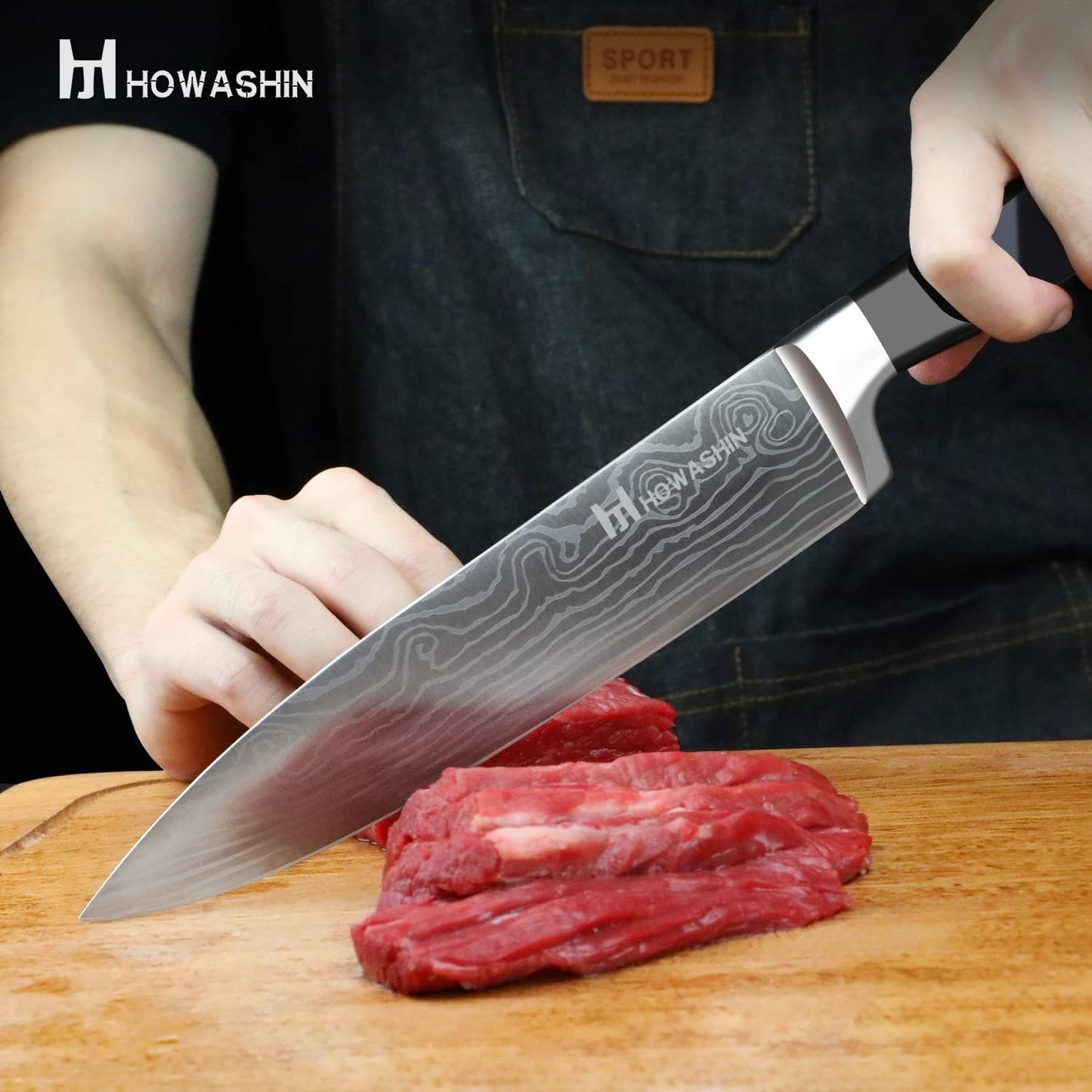 5 inch Utility Knife Sharp Professional Chef 's Knife German High Carbon Kitchen Knife Ergonomic Handle With Christmas Gift Box