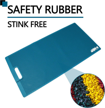 NonSlip Fish Fillet Mat for Filleting, Cutting, Cleaning Heavy Duty Rollable Fish Bait Cutting Board No Need Fish Grippers Large Size Fish Cleaning Mat (14 * 24“, Green)