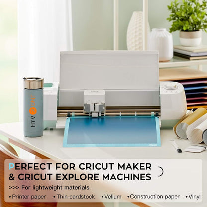 HTVRONT Cutting Mat, 6 Pcs Cutting Mat 12x12(Standard, Light, Strong, FabricGrip) Compatible with Cricut Maker 3/Maker 4/Maker/Explore 3/4/5/Air 2/One, Variety Adhesive Sticky Cutting Mats Accessories
