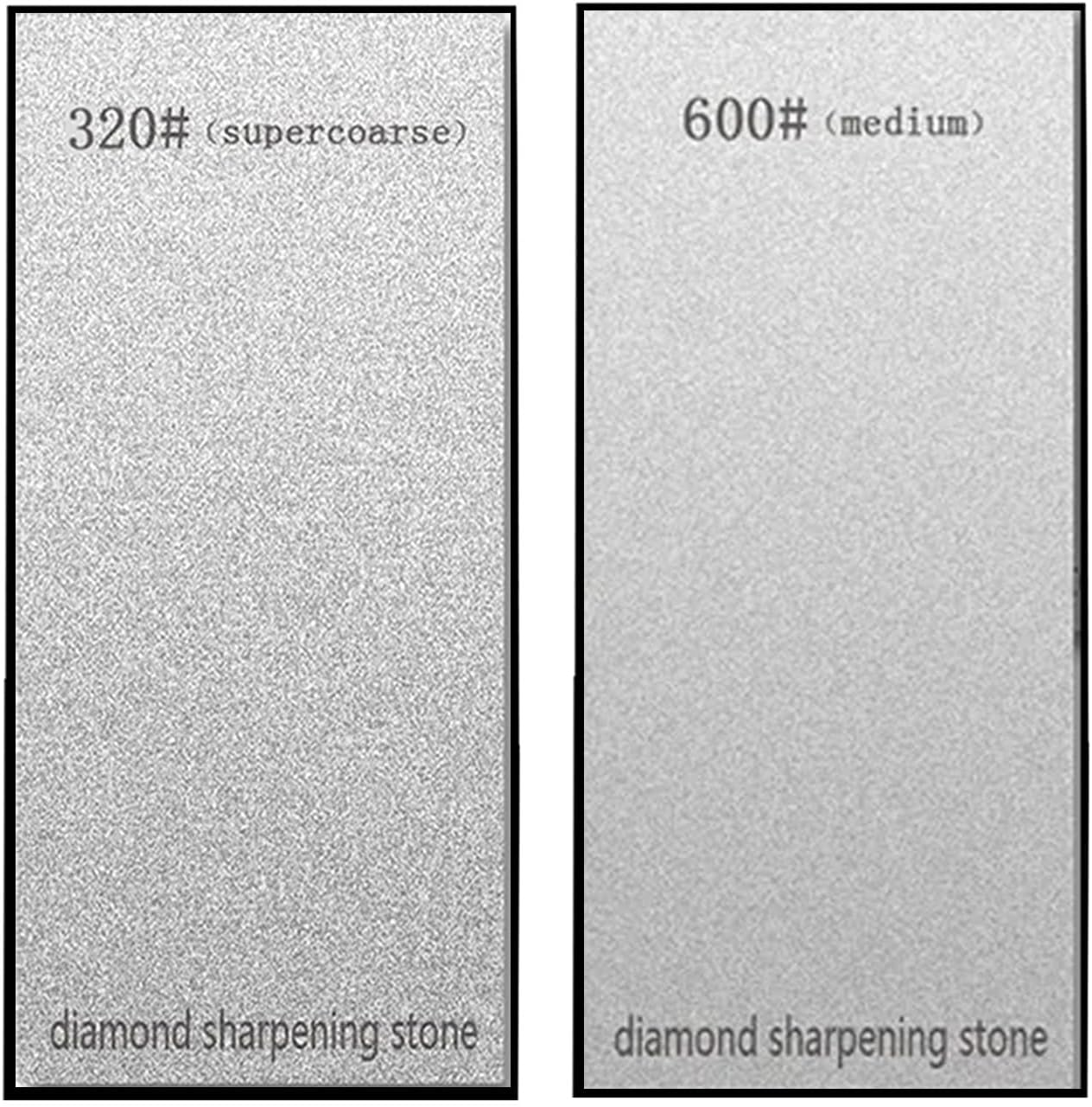 Diamond Sharpening Stone Set, Diamond sharpening plates for Scissors Knives Outdoor Tools From Coarse To Extra Fine (SET-D)