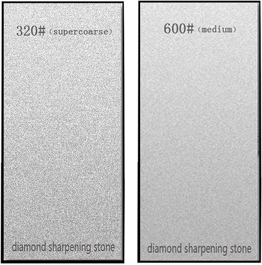 Diamond Sharpening Stone Set, Diamond sharpening plates for Scissors Knives Outdoor Tools From Coarse To Extra Fine (SET-D)