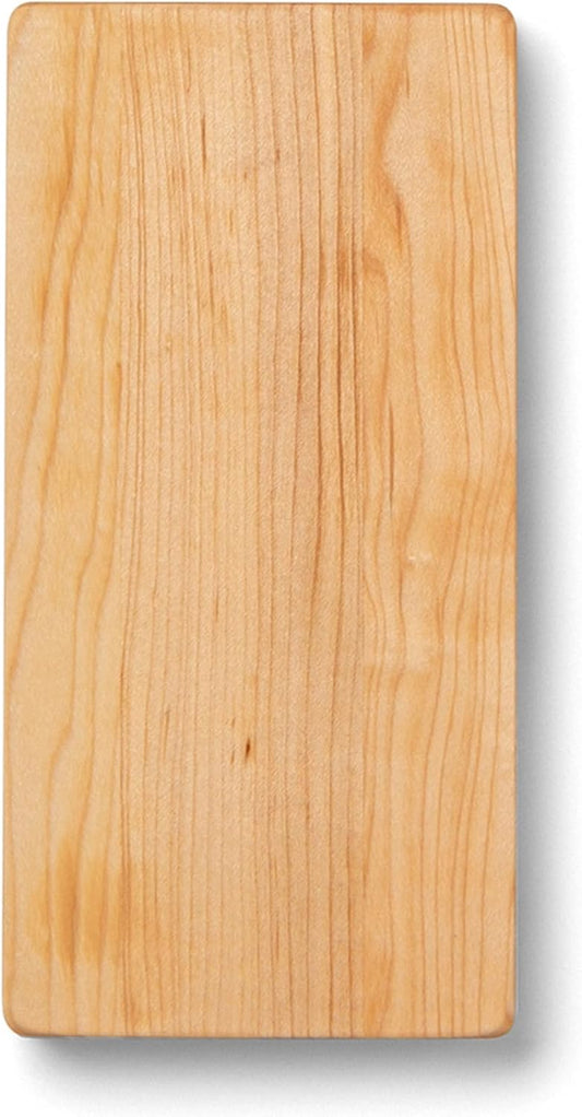John Boos Chop-N-Slice Series Rectangular Wooden Maple Cutting Board 18”x12” – 1.25” Thick, 8-lb Reversible Butcher Block with Eased Corners & Edge-Grain – Made in the USA