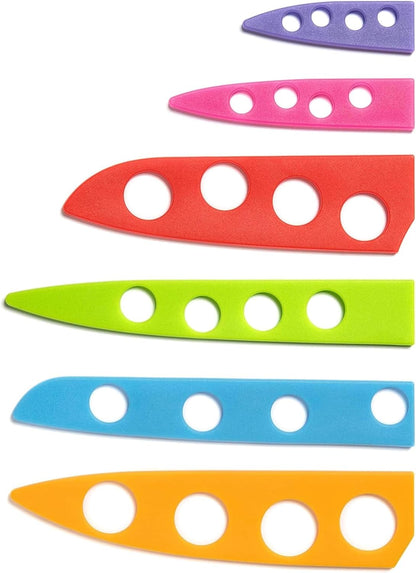 CHEF'S VISION Landscape Knife Blade Covers - Premium Kitchen Knife Guards - Protect your Knives With Stylish Knife Sheaths - Durable and Protective Knife Sleeves - Knives not Included