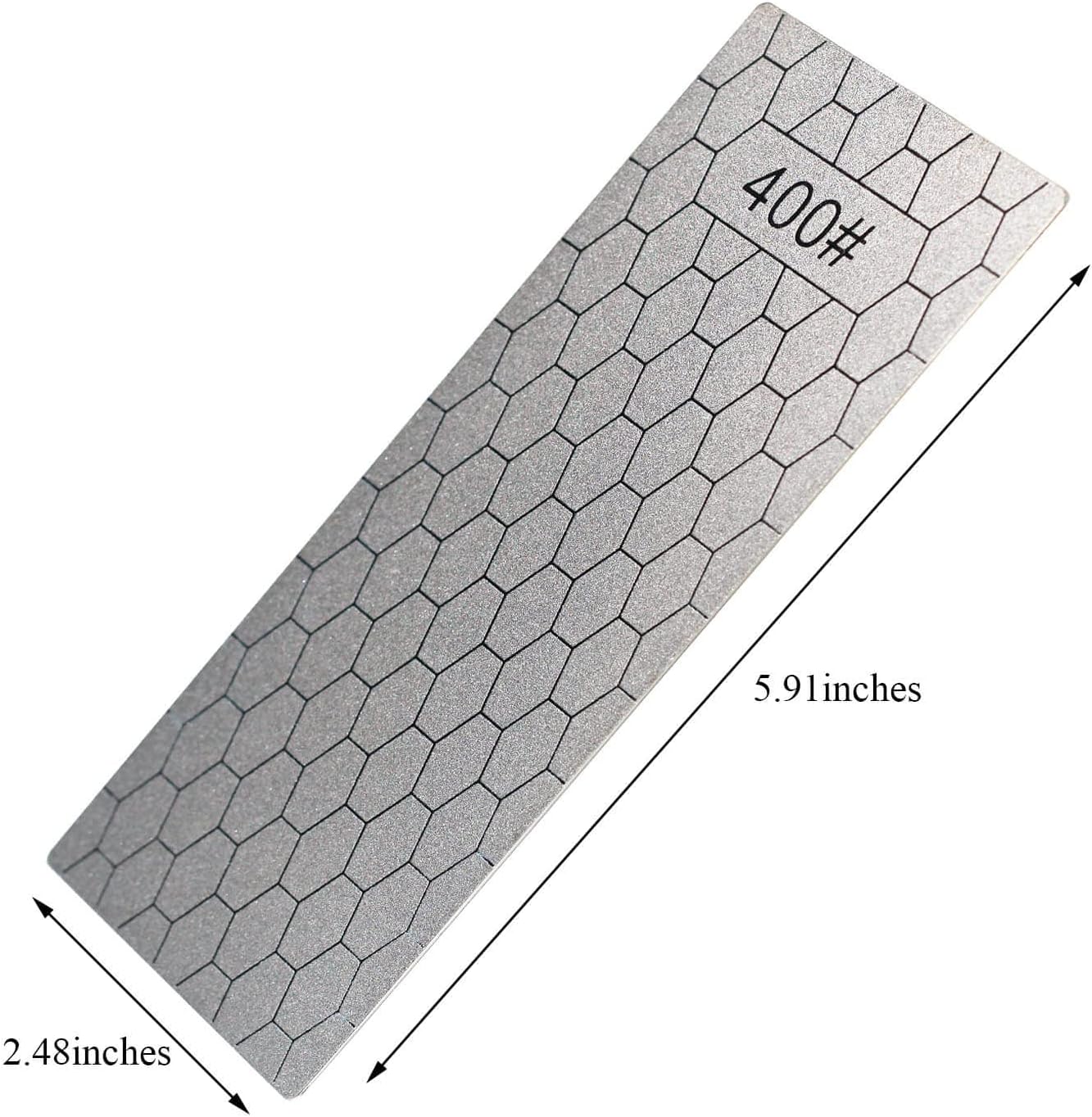 5 Pieces Diamond Sharpening Stone Set,Diamond Lapping Plate Coarse/Medium/Fine Grit Sharpener,400/600/800/1000/1200 Grit