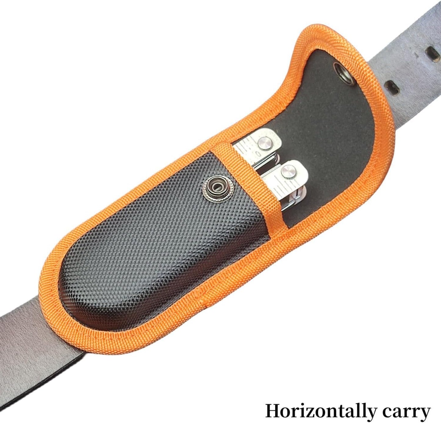 Nylon Sheath for 4''-4.25'' Multitool Knife,Horizontally Carry Knife Pouch Fits 4.25''-4.5'' Wide Folding Pocket Knife,Leatherman Tool Case,EDC Belt Holder COHOMELARS (Small Size)