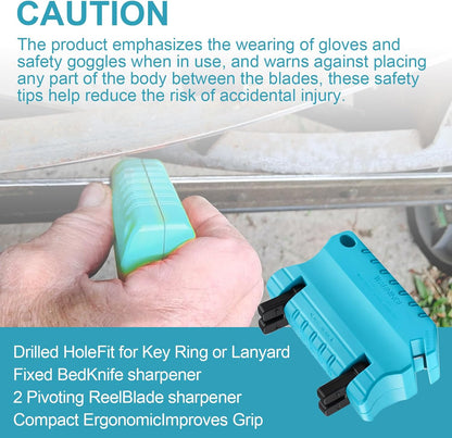 Reel Lawn Mower Blade Sharpener for Manual Push Reel Lawn Mowers