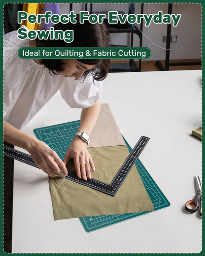 Foldable Self Healing Cutting Mat, 17" x 11", Rotary Cutting Mat for Sewing, Quilting, Scrapbooking, Craft Cutting Board for Hobby Use(A3)