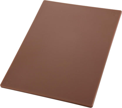 Winco Heavy-Duty Plastic Cutting Board, 12" x 18" x 3/4", White