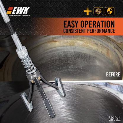 EWK 2" to 7" 3 Stones Engine Cylinder Hone Tool Adjustable Cylinder Deglazer Piston Honer 220 Grit