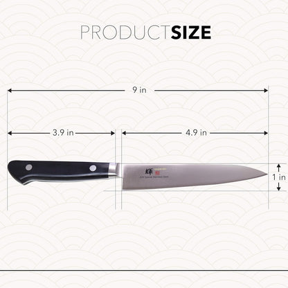 Kagayaki Petty Knife 150mm (5.9"), VG-1 Japanese Stainless Steel, Pakka Wood Handle