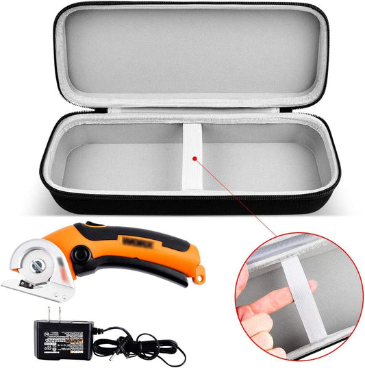 ALKOO Case Compatible with WORX WX082L/ WX081L, Organizer for ZipSnip Cordless Electric Scissors, Fabric Scissors, Rotary Cutter