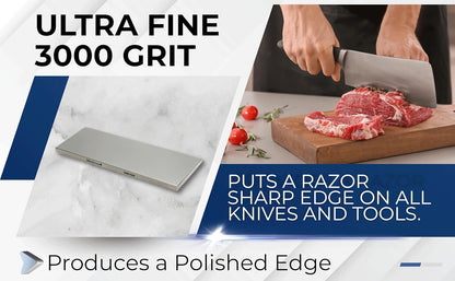 Ultra Sharp Diamond Sharpening Stone - 3000 Grit - 8 x 3